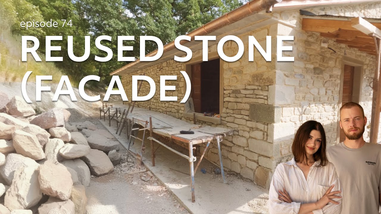 #74 It took OVER A MONTH to do the traditional STONE FACADE. New chapter of the renovation in Italy.