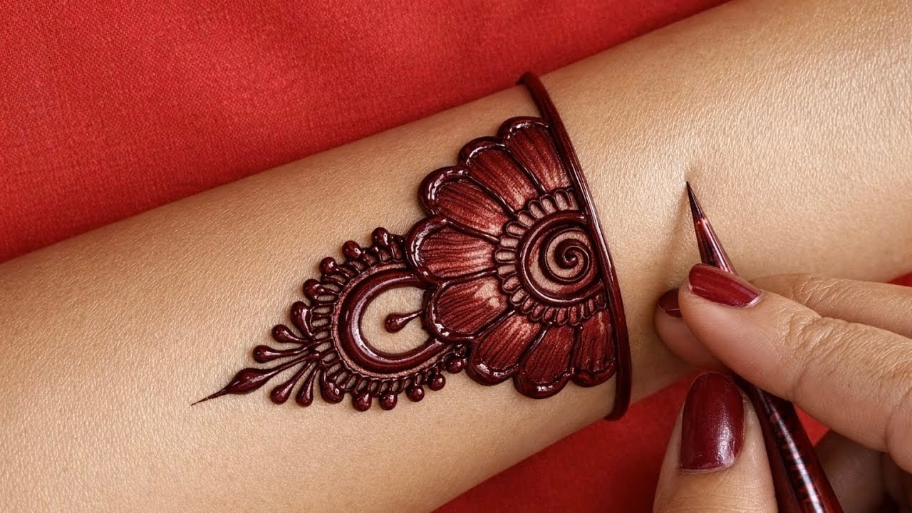 Eid special mehndi design for front hand| Easy mehndi | Simple mehandi | Mehndi ka design | Mehndi