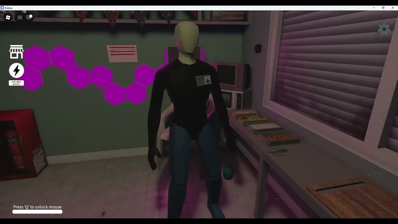 THE DUMPSTER CAUGHT ON FIRE IN Roblox Scary Shawarma