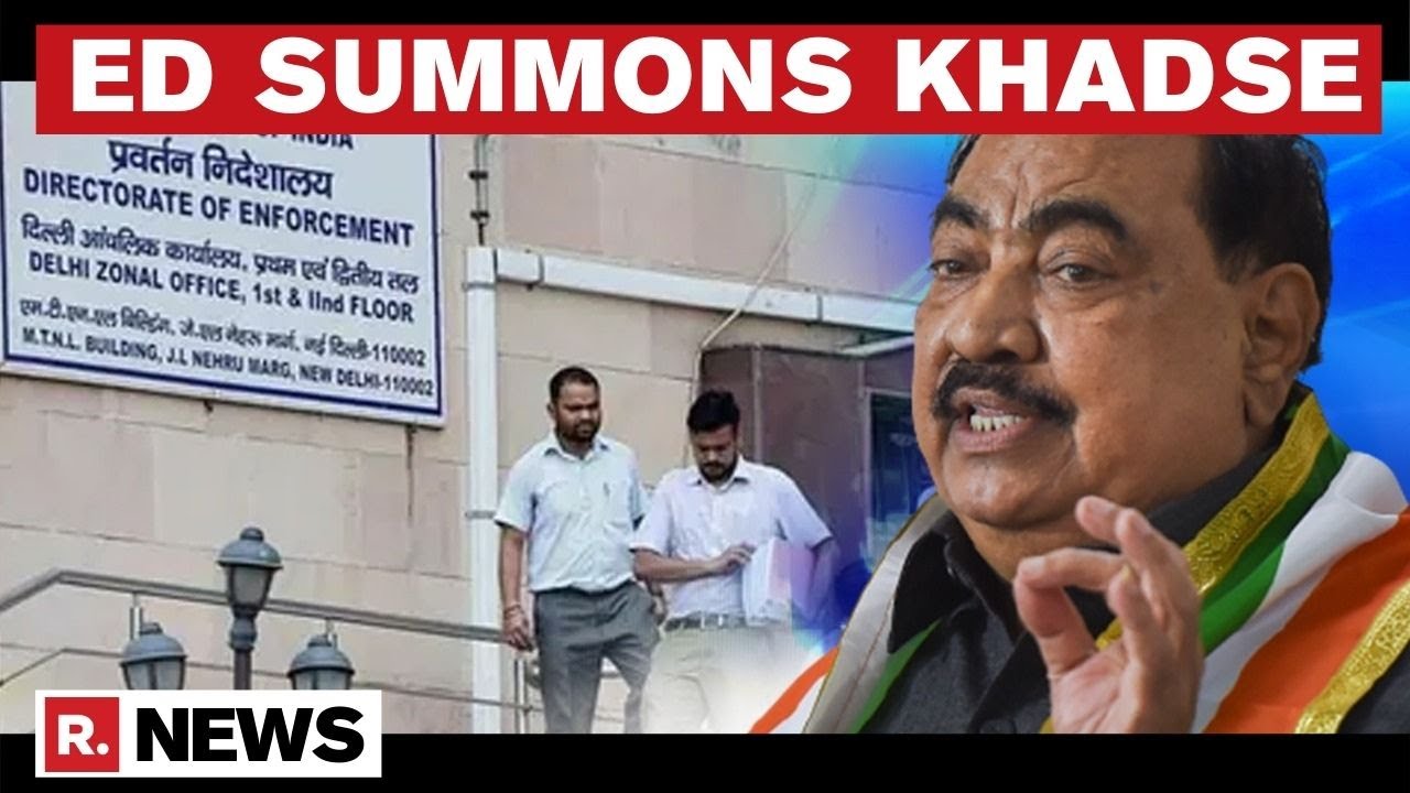 ED Summons NCP Leader Eknath Khadse Over Pune Land Deal Probe | Republic TV