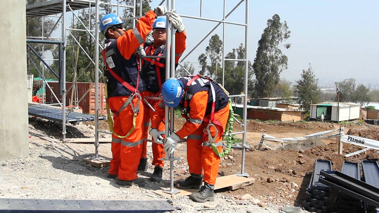 Video instructivo para montaje de andamio estándar NCH2501