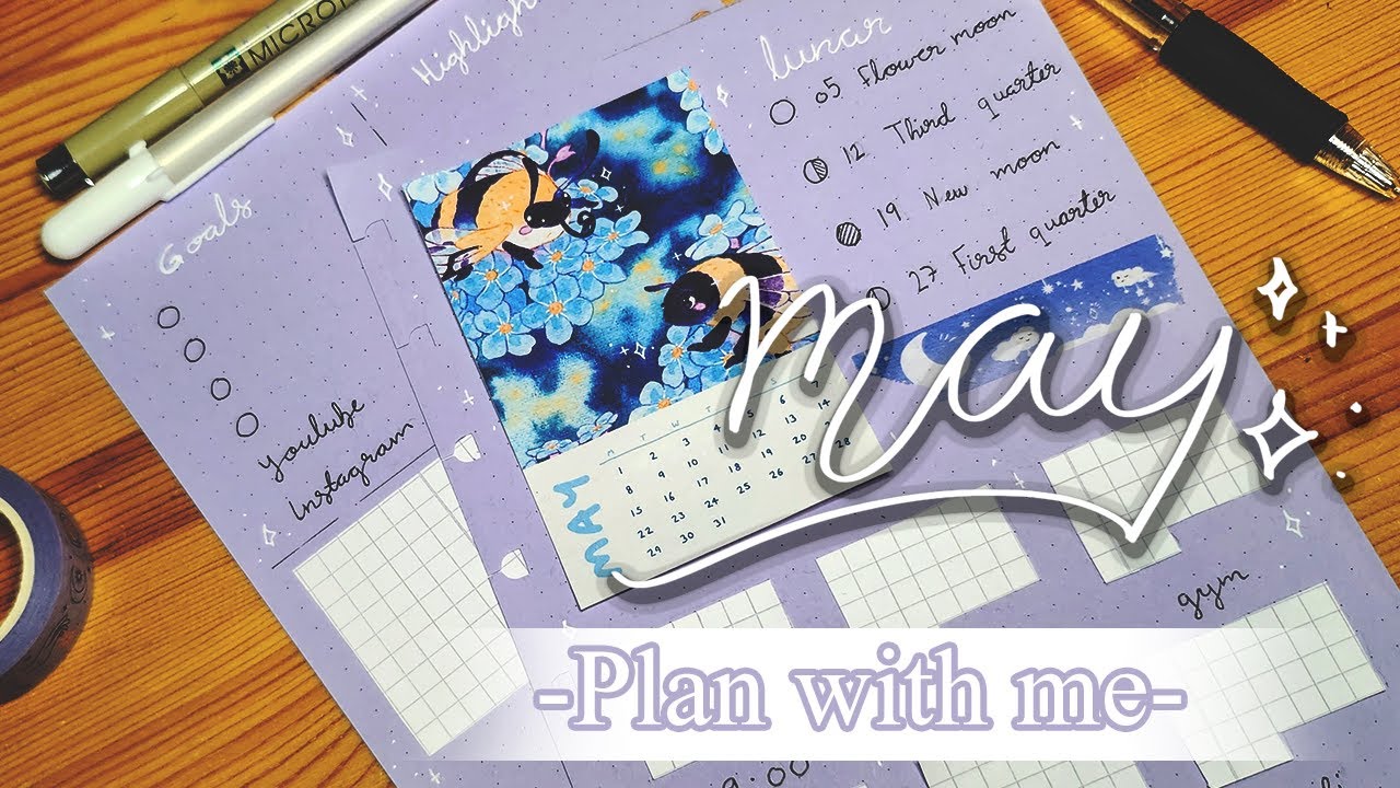 ✨May Plan with me | 2023 Bullet Journal