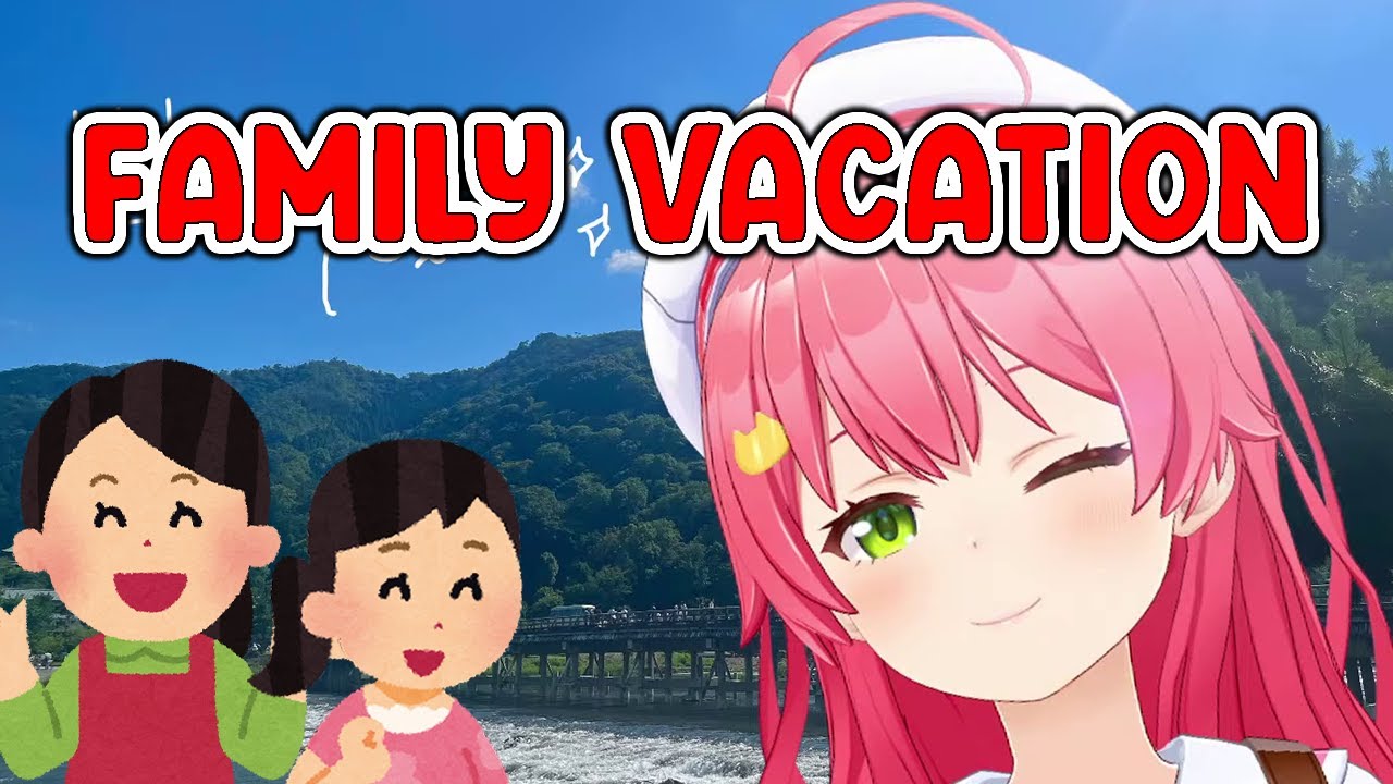 Miko's story about her vacation with her family (her mom and sister)