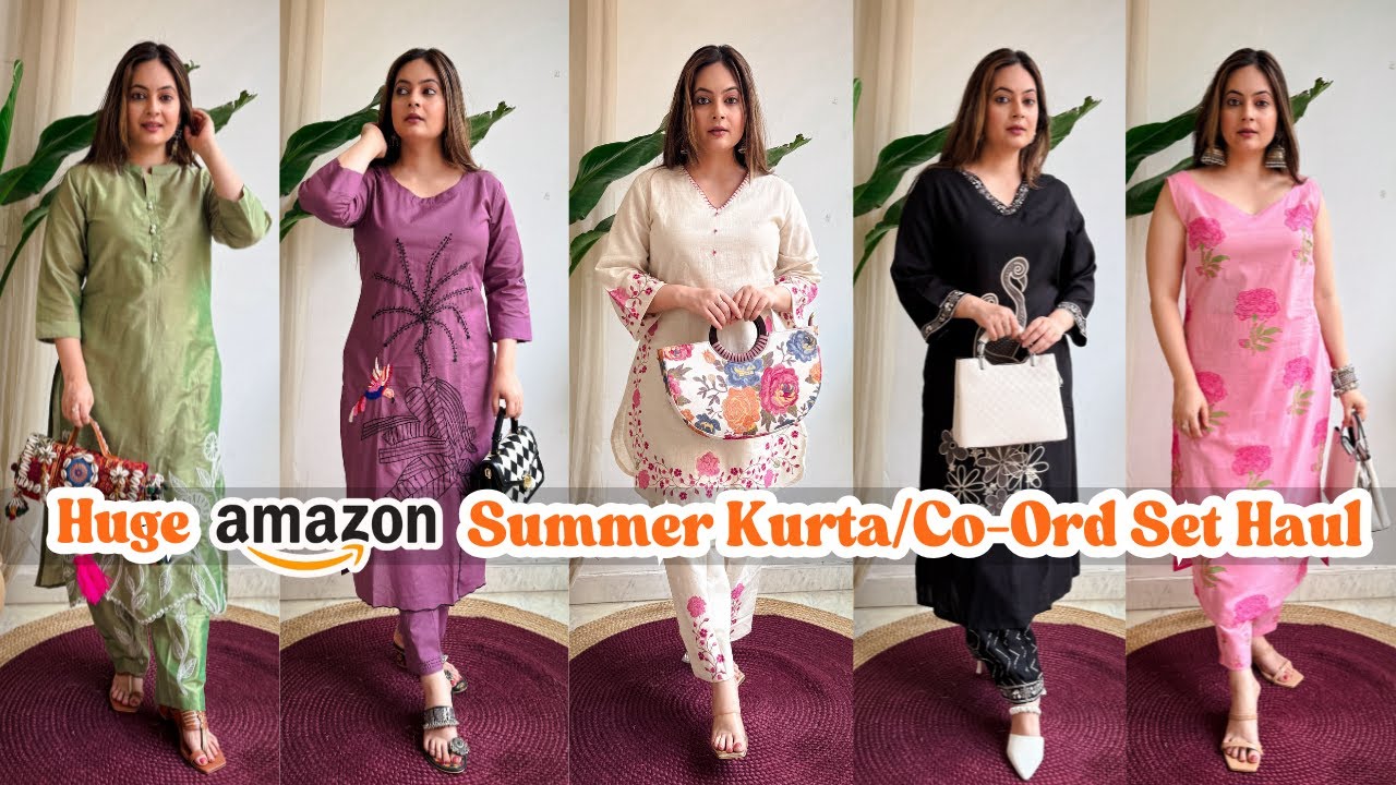 Amazon Affordable Summer Kurta, Co-Ord Set Haul | Daily Office/College Wear Kurta | Mahima Giri