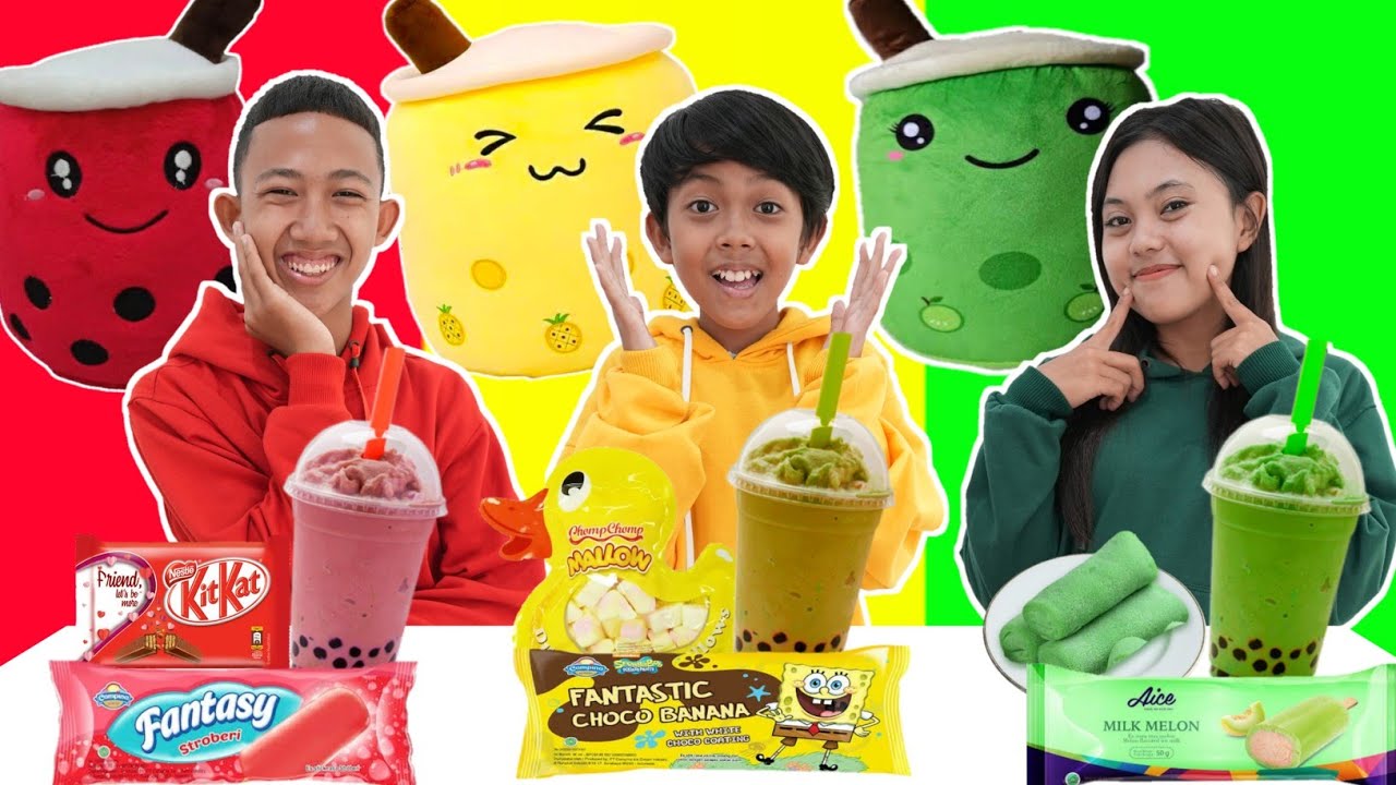 PILIH KARAKTER BONEKA BOBA SESUAI MAKANAN 1 WARNA PART 5 ! SAPUTRA MAIN CURANG😱 | Mikael TubeHD