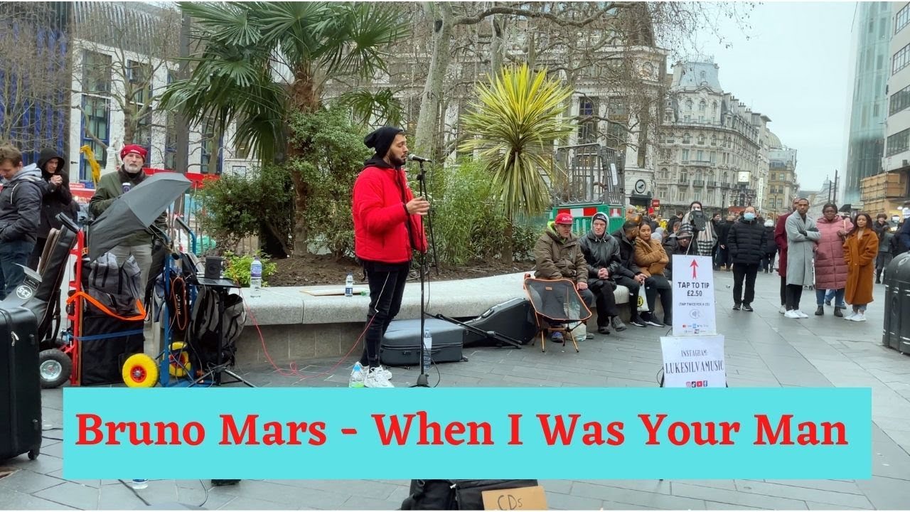 Heartfelt Performance | Bruno Mars - When I Was Your Man (Luke Silva Busking Cover)