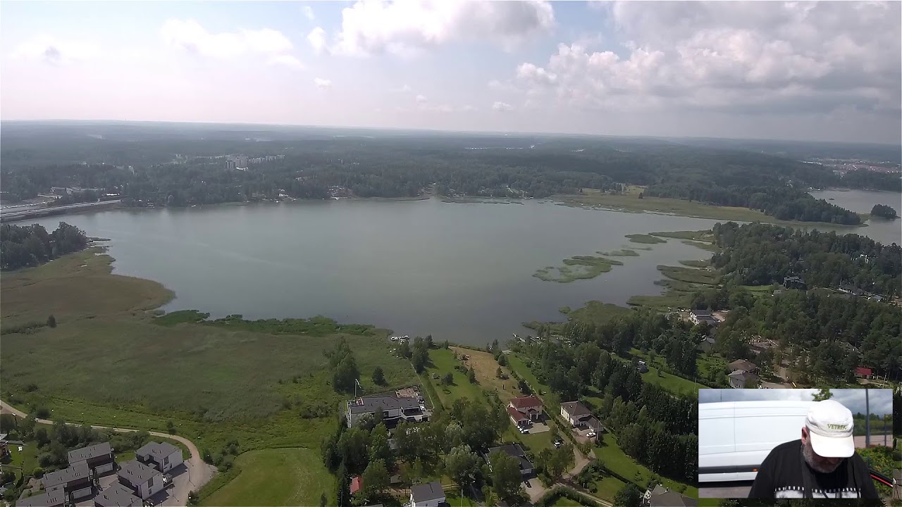 Clouds & Mi Drone over Saunalahti, Espoo, Finland