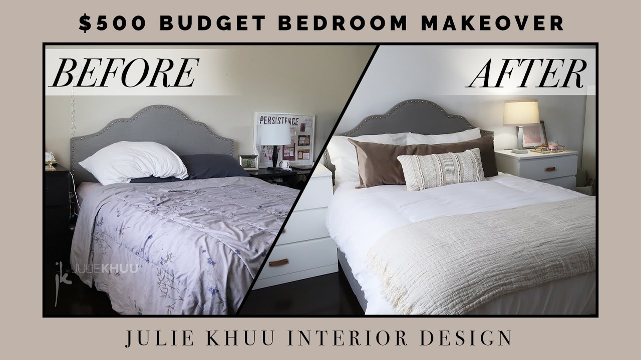 $500 BUDGET BEDROOM MAKEOVER (Before + After) THE REVEAL! Part 5