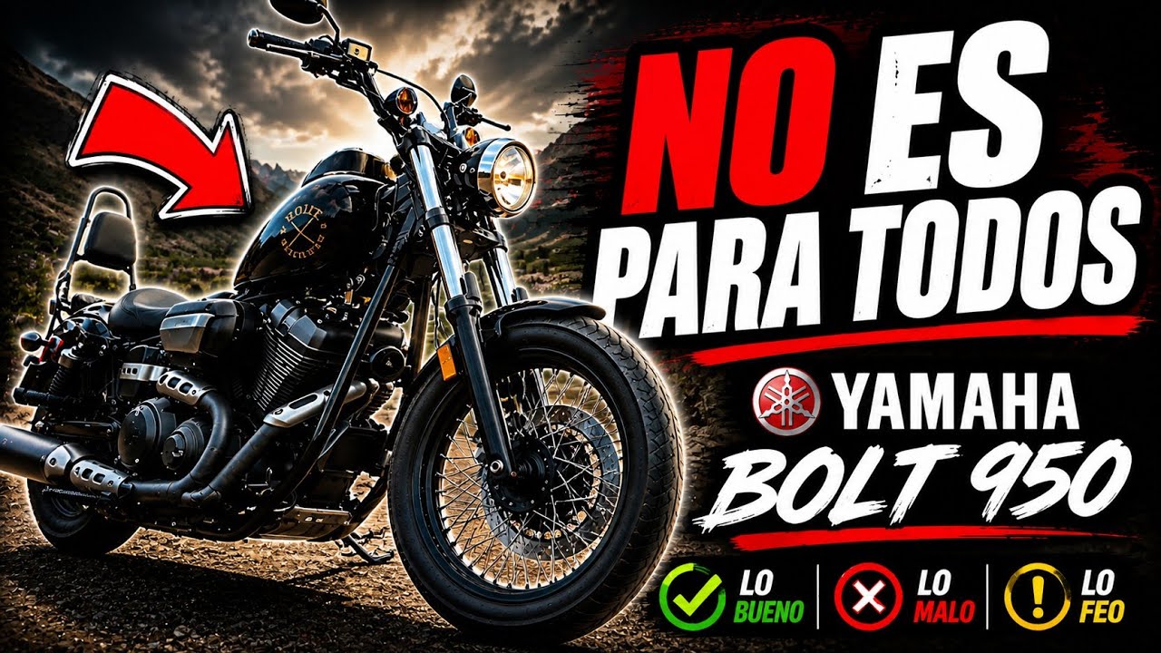 YAMAHA BOLT - Review/⛔Lo Malo/🟢Lo Bueno/Opinión Propietario