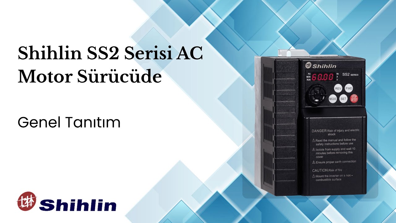 Shihlin SS2 Serisi AC Motor Sürücü Genel Tanıtım