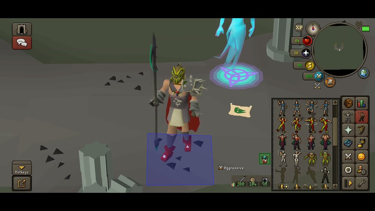 Zulrah on mobile Old School Runescape (OSRS) 2026 