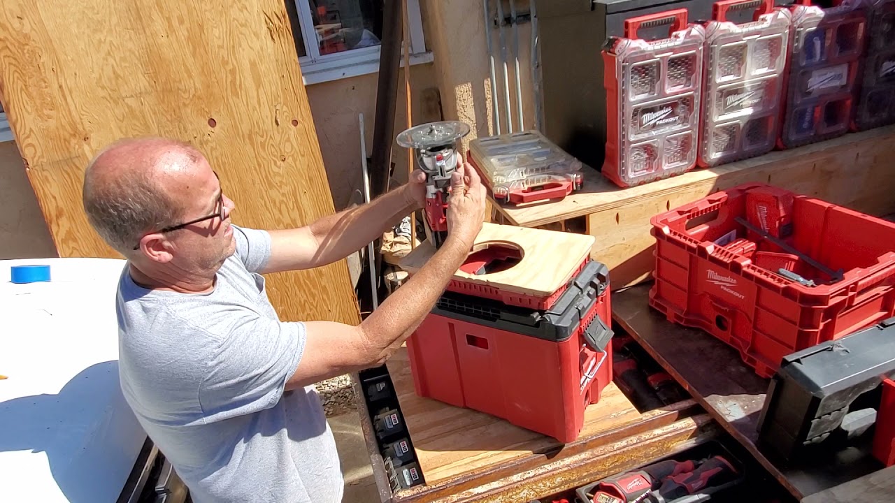 router table from pack out ammo box