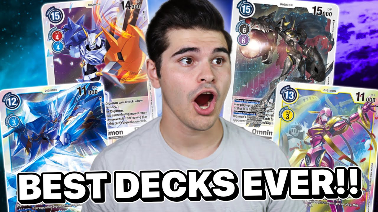 ALL My Digimon TCG Decks for the Set 5 Format!! | Digimon Card Game Battle of Omni Deck Lists