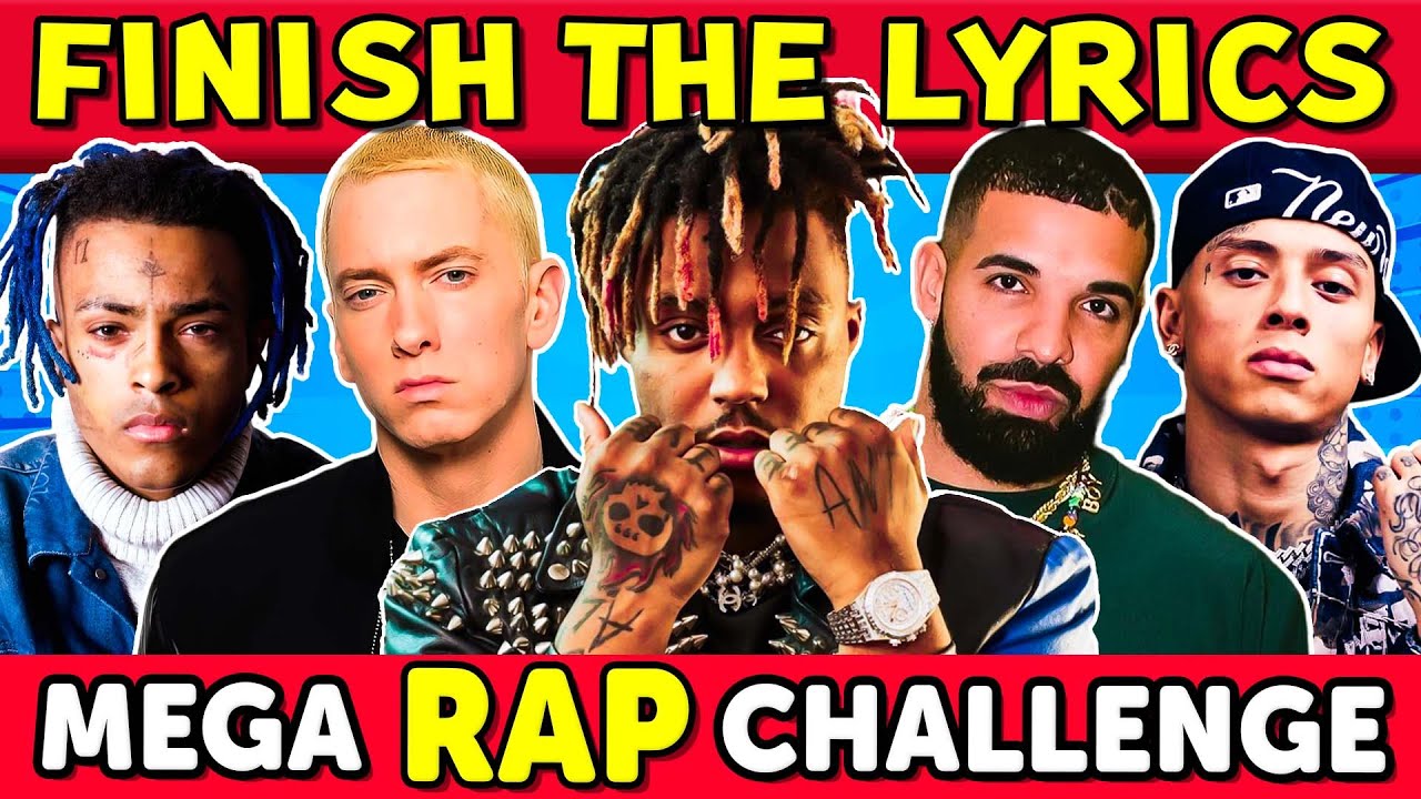 FINISH THE LYRICS - Most Streamed Rap Songs EVER 📀 Music Quiz 🎵
