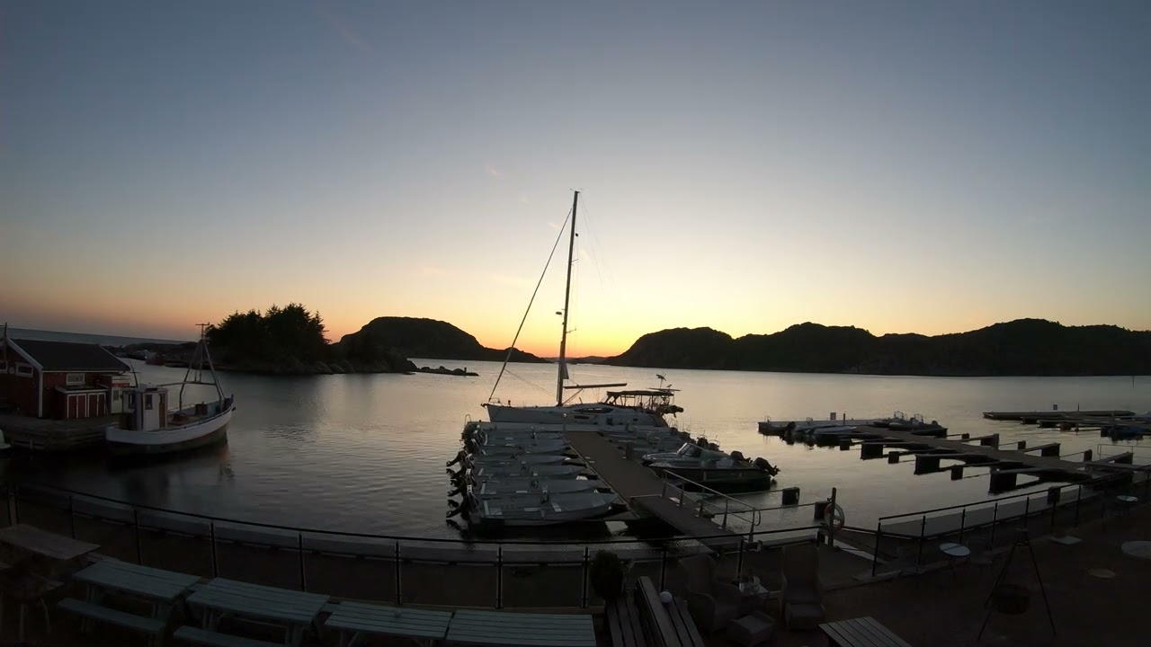 Sunset at Korshamn Rorbuer 15 May 2024