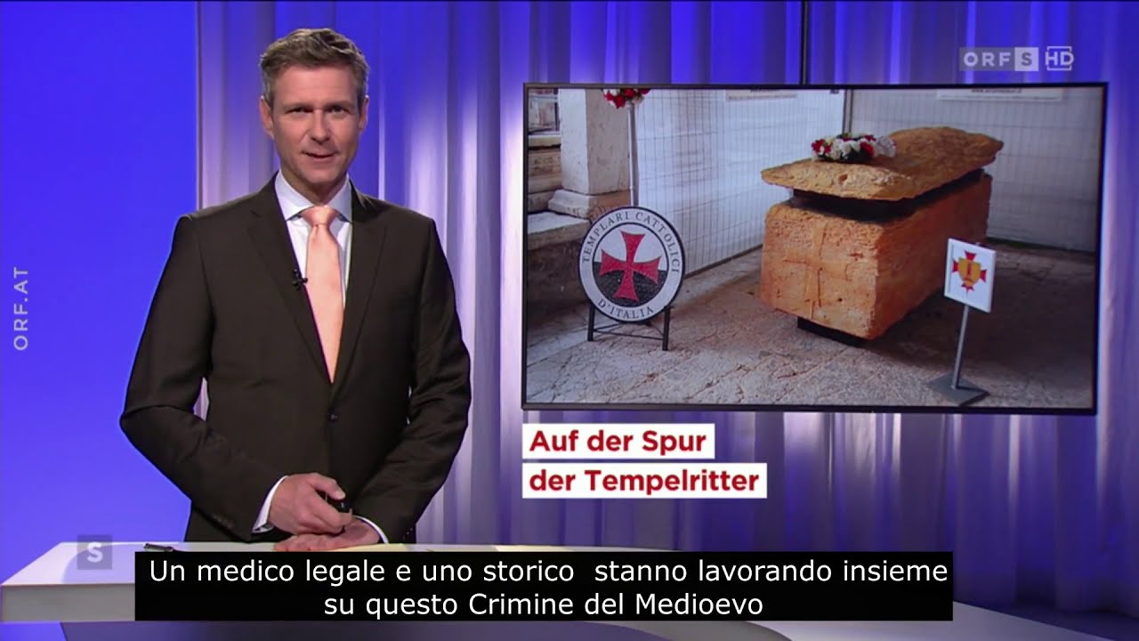 La TV nazionale austriaca ORF sugli studi della tomba templare di Verona