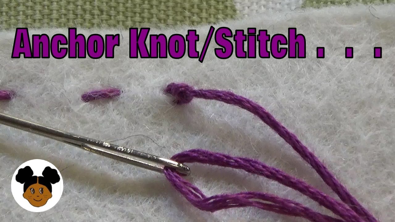 Anchor Stitch/Knot Hand Sewing Tutorial