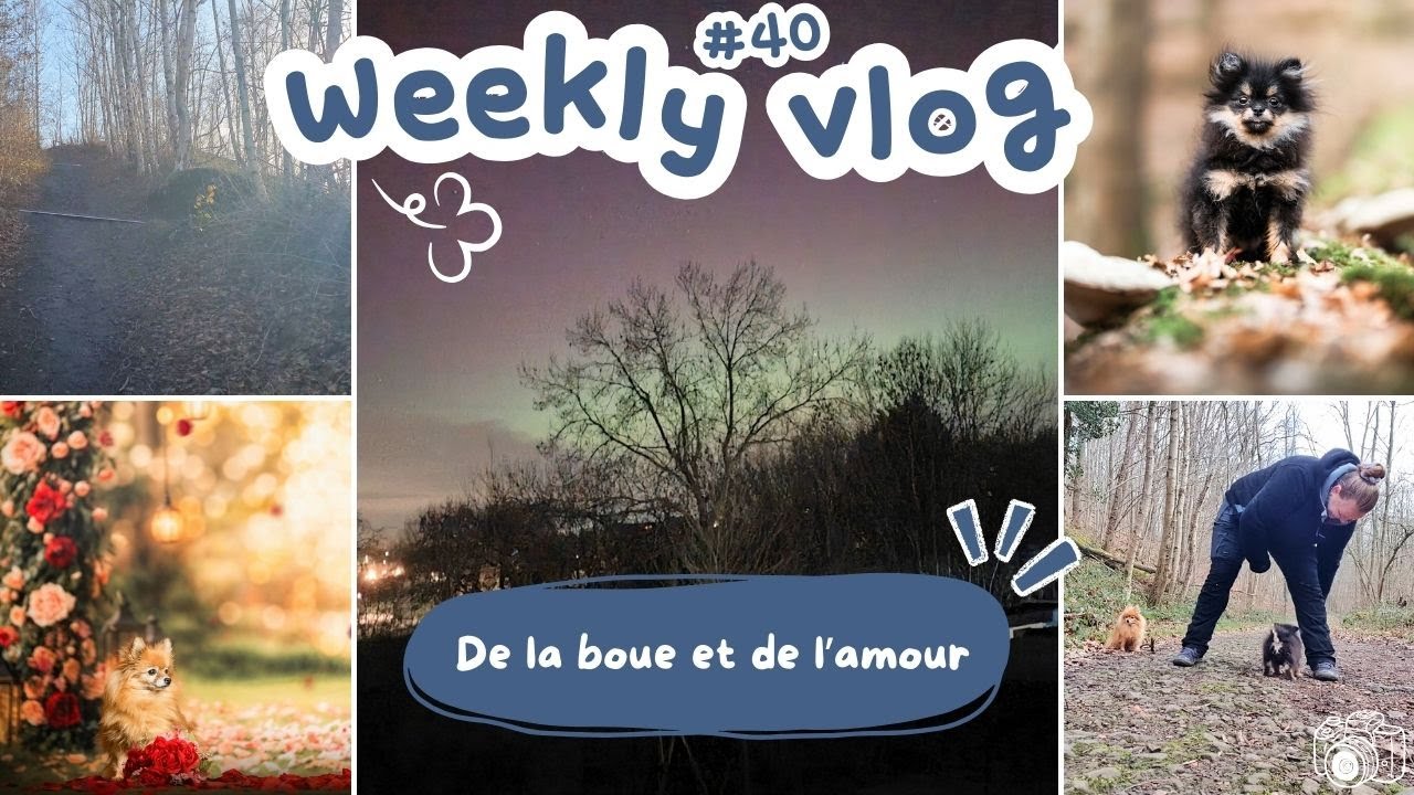Weekly vlog #40 : de l'amour et beaucoup de boue!