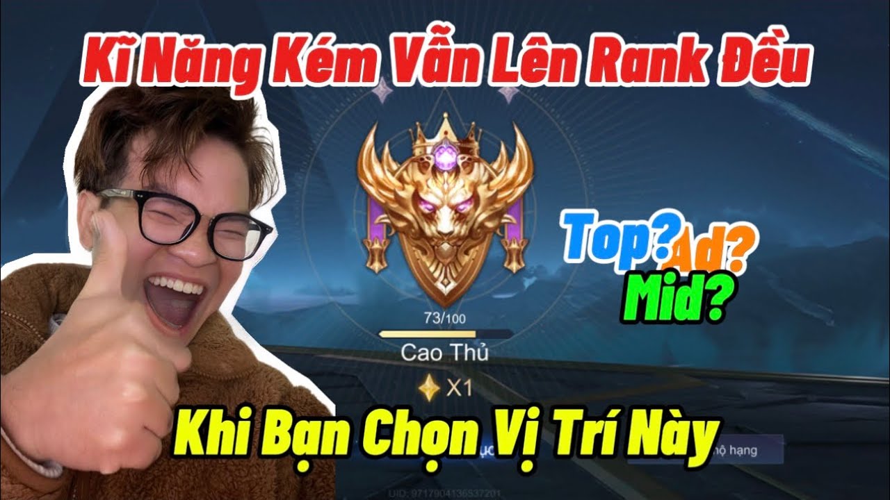 Không Cần Đánh Hay Vẫn Lên Rank Bằng Cách Này