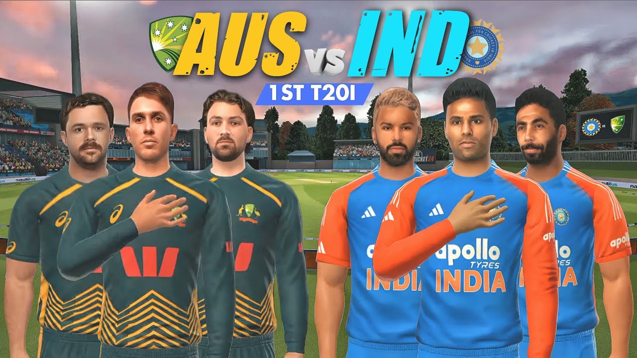 1st T20I 🏏 | IND Tour Of AUS 2025🏆| #rc24update 
