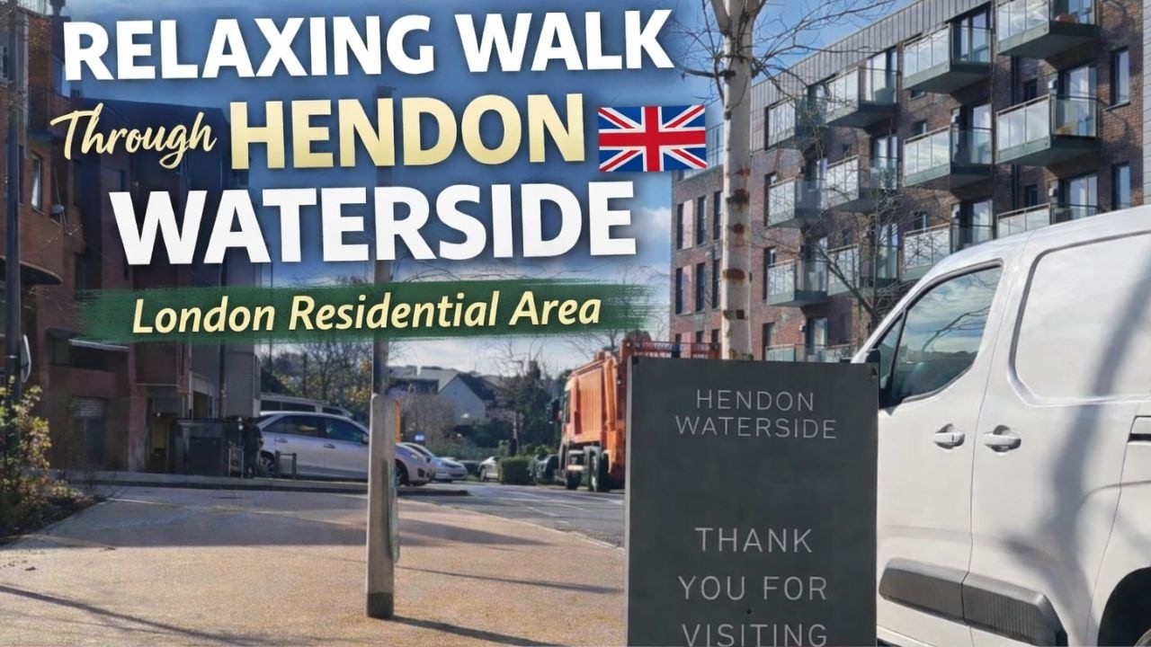 Relaxing Walk Through Charming London Homes | No Talking