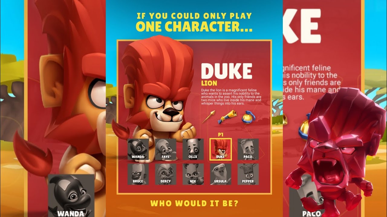 Zooba New Update 🔥 If You Could Play Only One Character… Who Would You Pick?