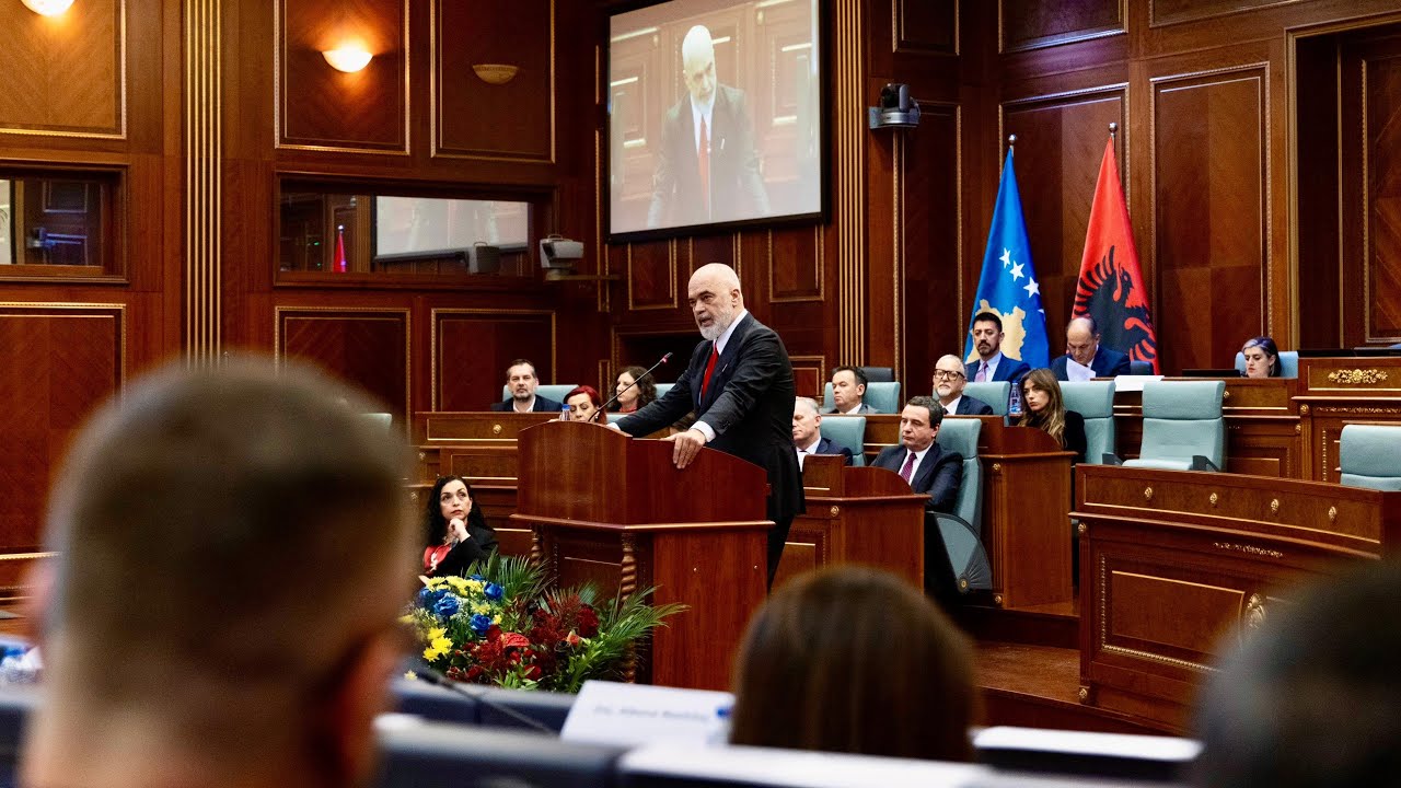 📍Prishtinë - Mbledhja e përbashkët me Kuvendin e Kosovës🇽🇰🫶🇦🇱🫶🇪🇺
