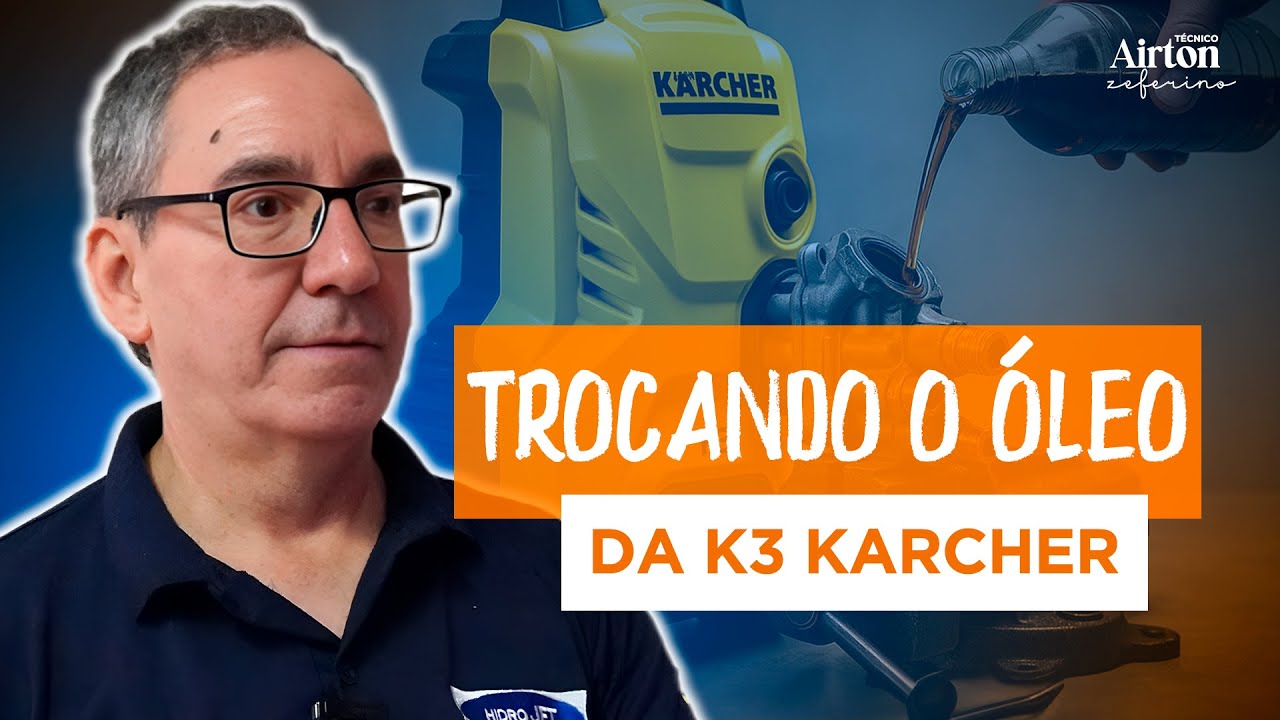 💡 Troca de Óleo na Lavadora K3 da Karcher: Passo a Passo Sem Mistério! | Técnico Airton Zeferino