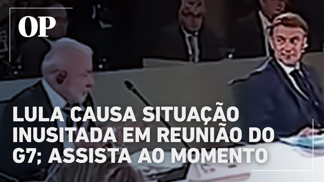 Lula causa momento inusitado em reunião do G7; situação gerou repercussão internacional