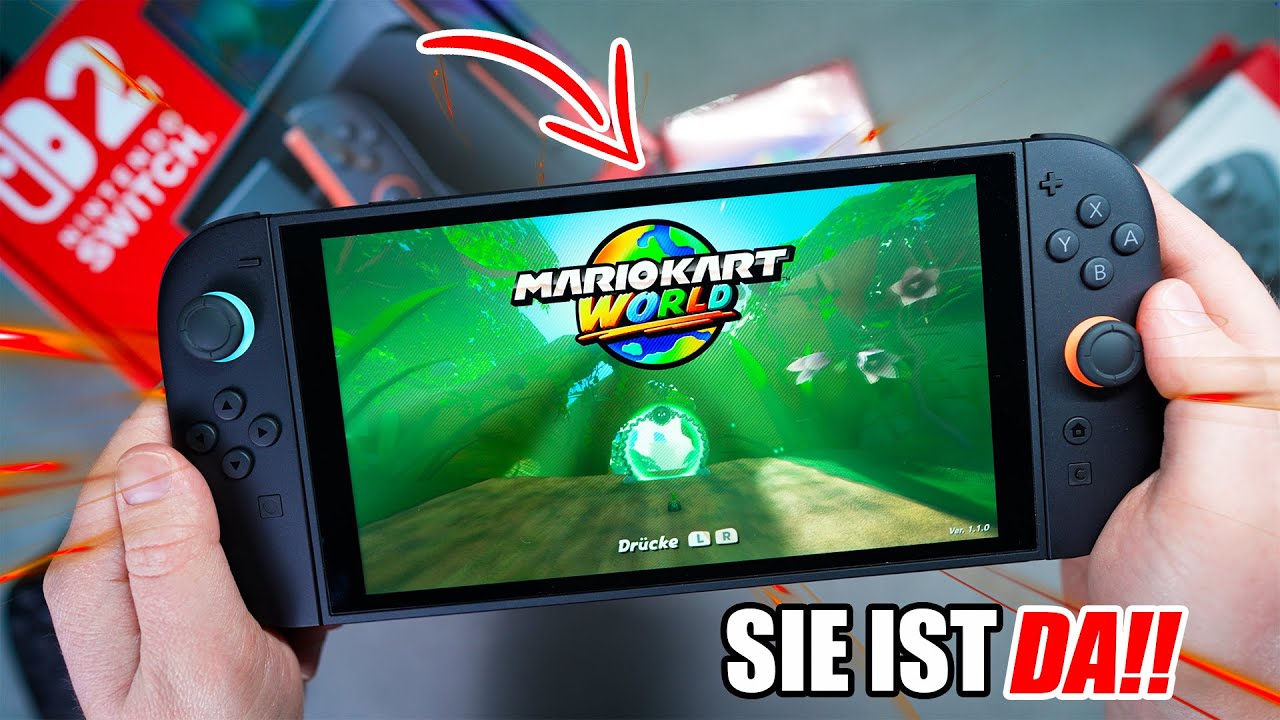 Nintendo Switch 2 Unboxing – DAS steckt in der neuen Konsole!
