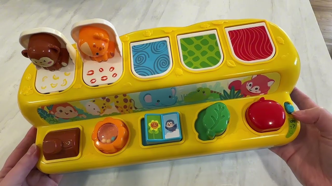 Fun Cause & Effect Toy with different movements for each animal