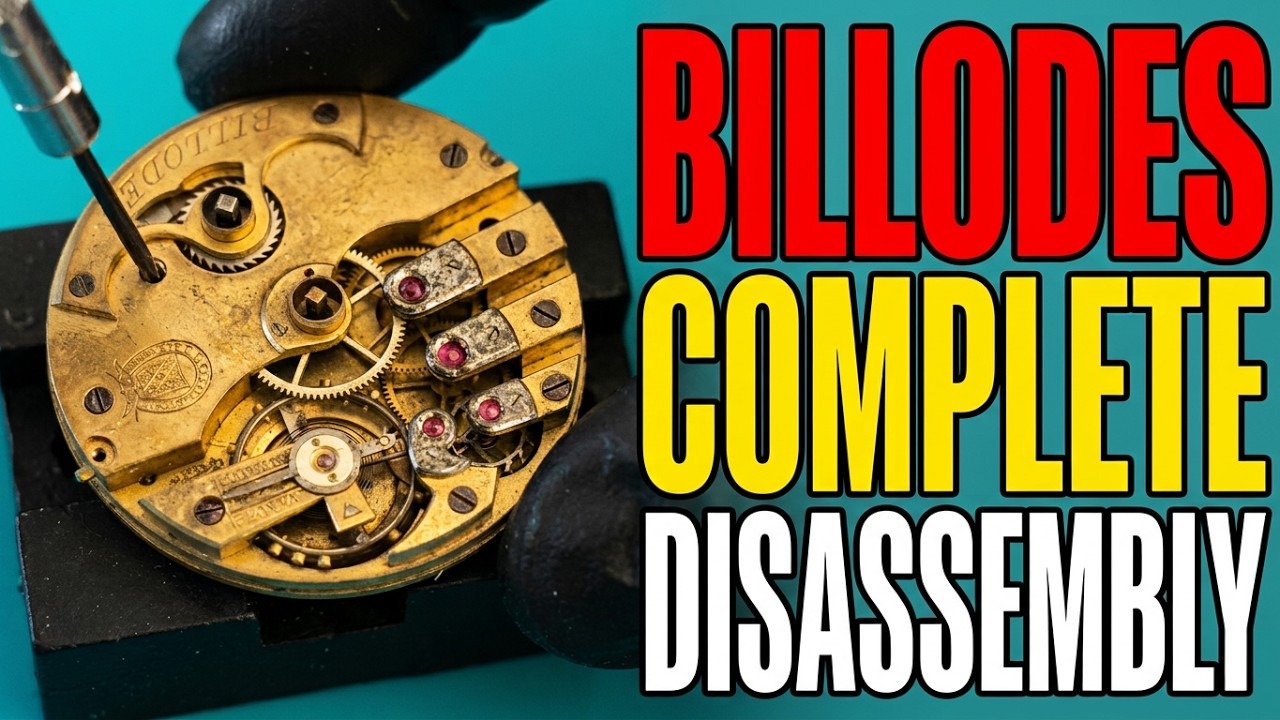 Billodes Pocket watch Restoration