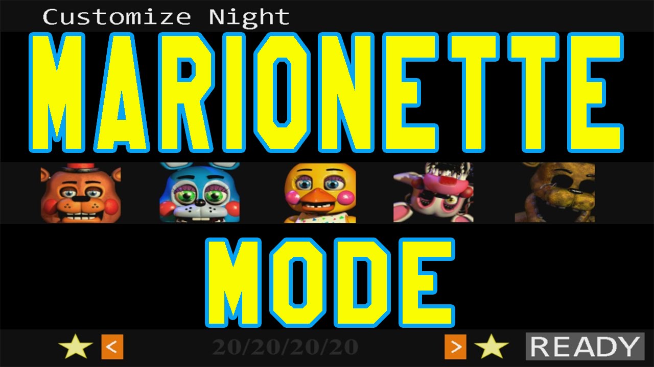 5 Nights at Freddy's 2 - MARIONETTE MODE with SHOUTOUTS