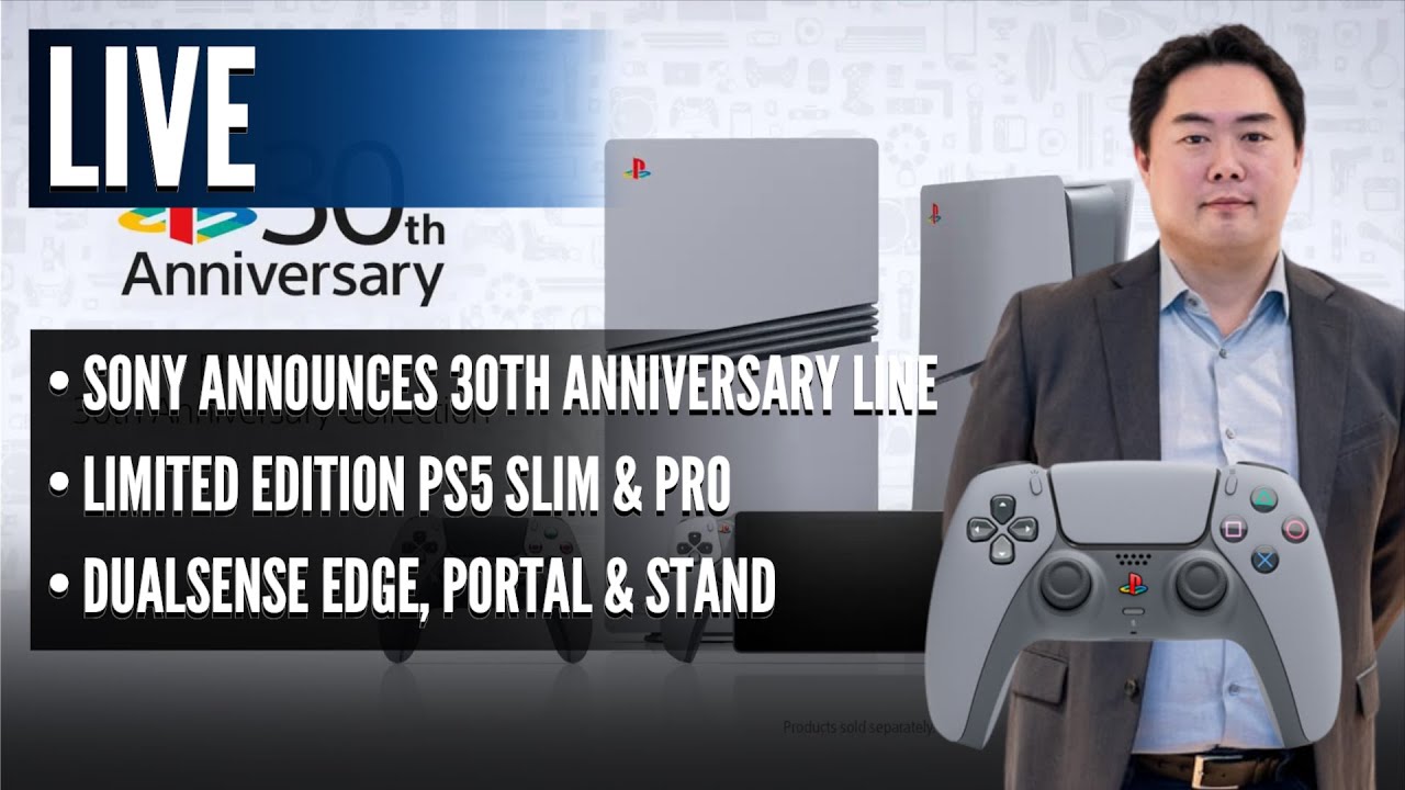 Sony Announced 30th Anniversary Line | Limited Edition PS5 Slim & Pro | Dualsense Edge and More