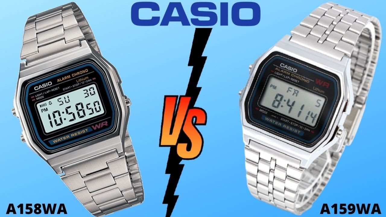 A159WA-N1DF против A158WA-1DF | CASIO DIGITAL VINTAGE | КАК ПРОВЕРИТЬ ОРИГИНАЛЬНОСТЬ ЧАСОВ CASIO