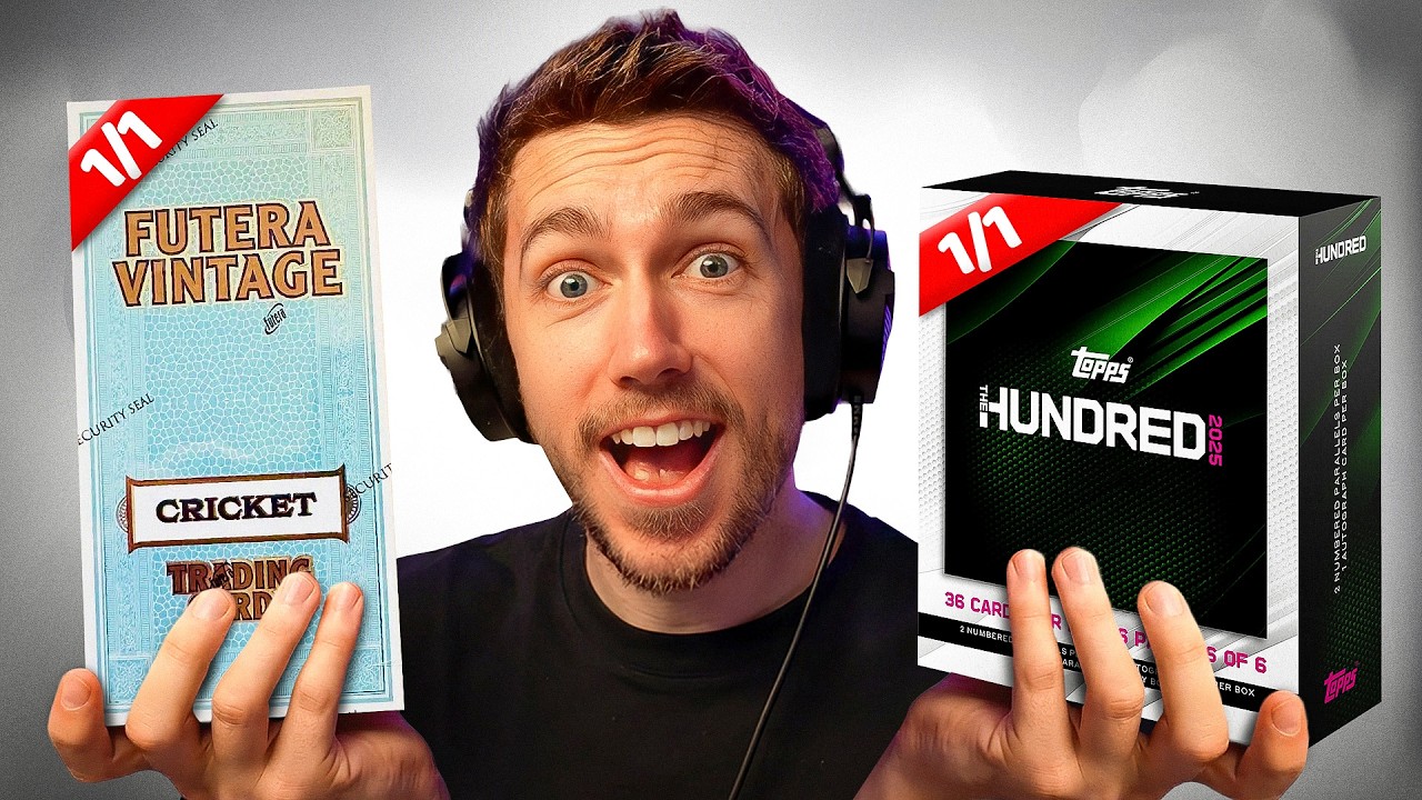 My FIRST TIME Opening Cricket Cards & My LUCK went WILD!