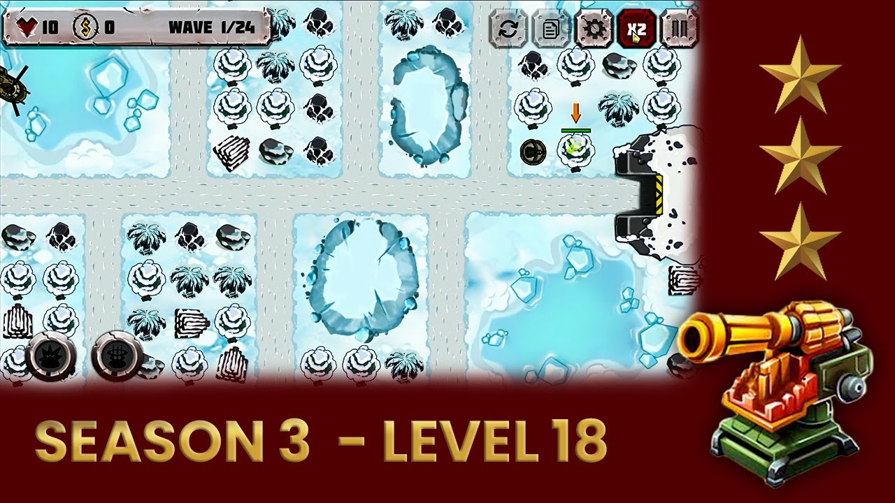 Battle Strategy: Tower Defense - Season 3 Level 18 Walkthrough