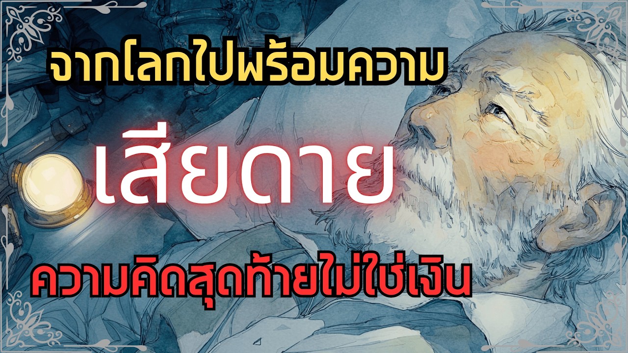 จากโลกไปพร้อมกับความเสียดาย สิ่งที่คุณจะนึกถึงในวินาทีสุดท้าย ไม่ใช่ยอดเงินในบัญชี | พอดแคสต์