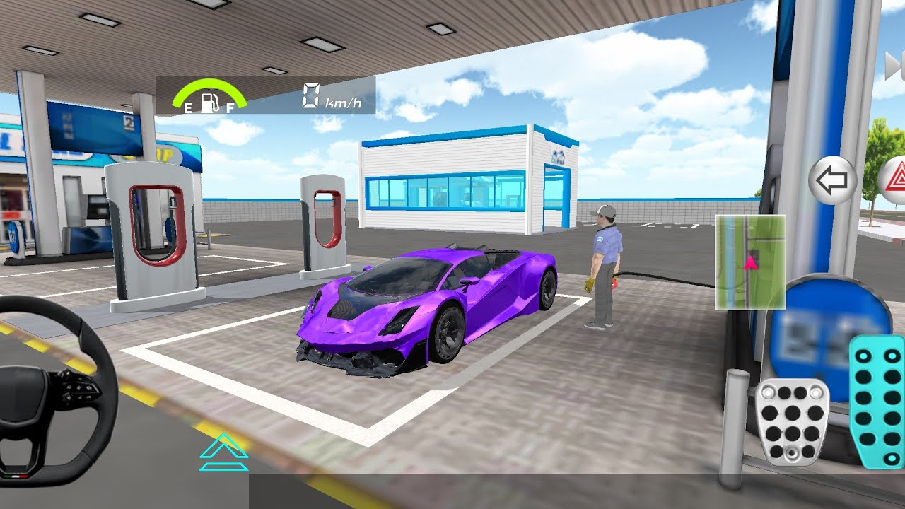 New Lamborghini car driving class 3d game 