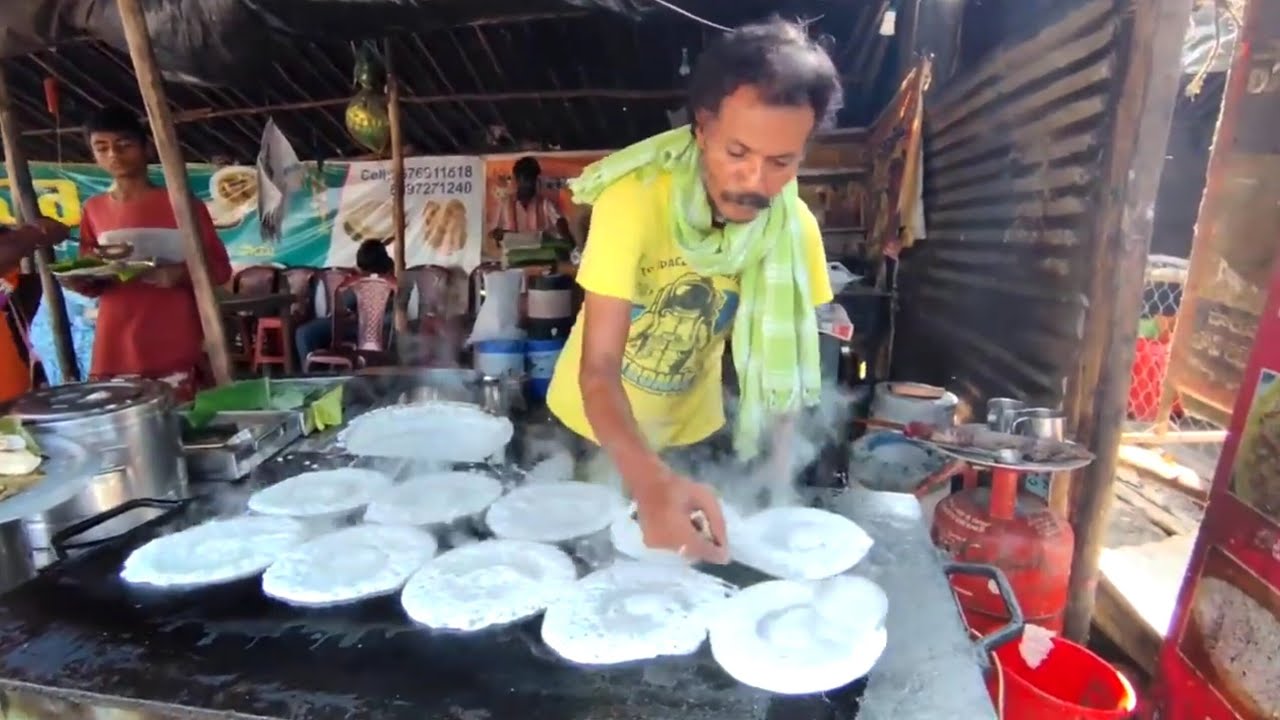 Nellore Top Street Foods Episode | Non Veg Breakfast | Karam Punugulu | indian Street Food #nellore