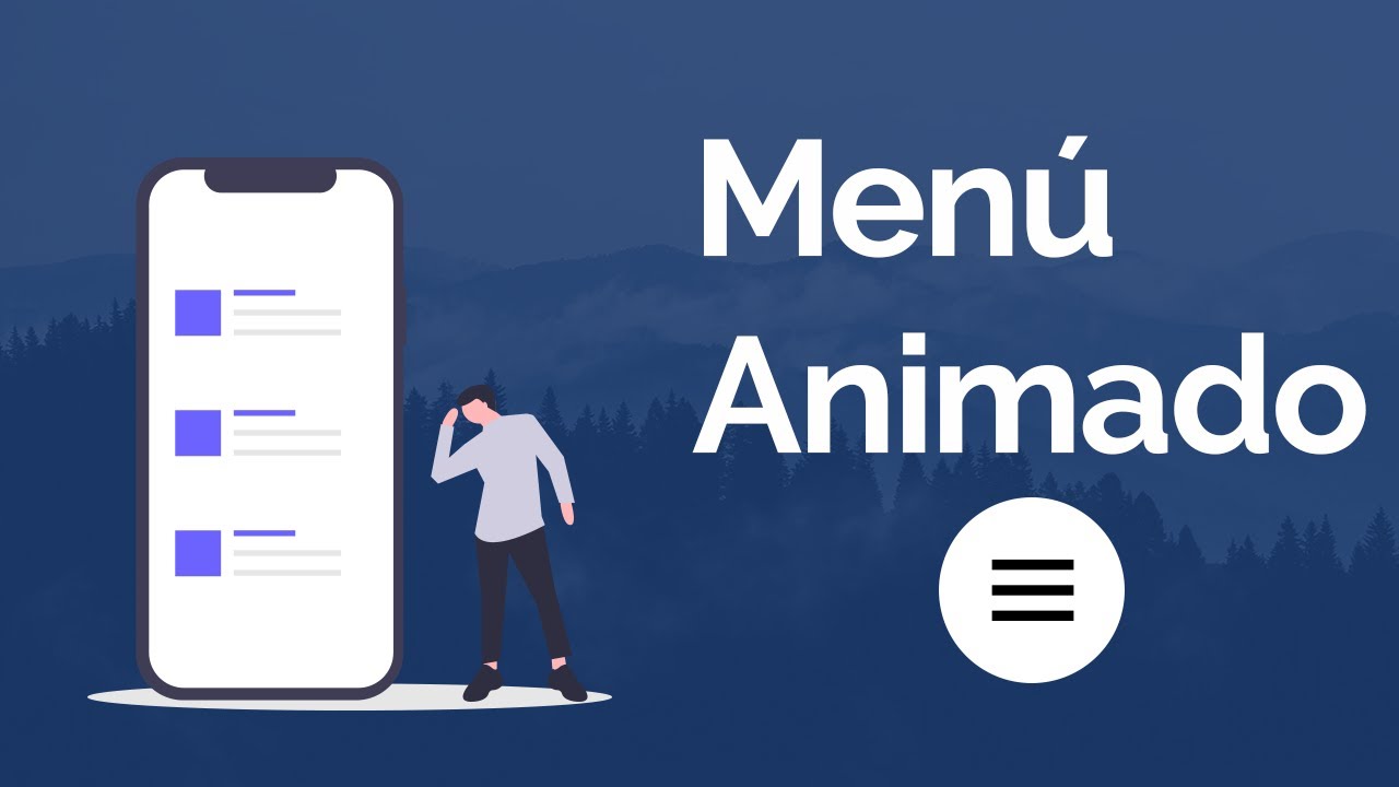 Menu de navegacion con HTML CSS Y JS Responsive