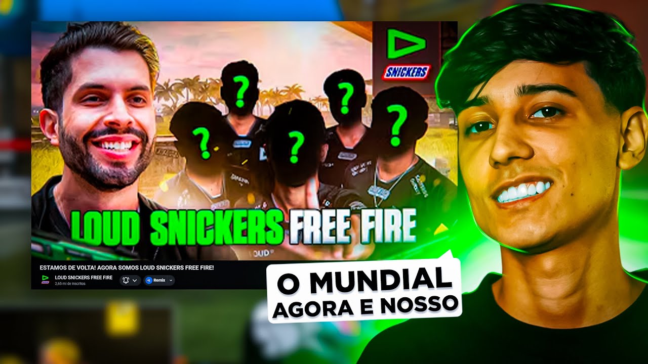 BAK REAGINDO AO ANUNCIO DO NOVO TIME DA LOUD MOBILE ! AGORA O MUNDIAL E FREE FIRE VEM