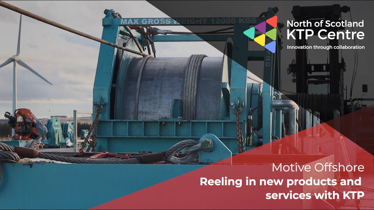 KTP Series | Motive Offshore & University of Aberdeen: Reeling in new products and services with KTP