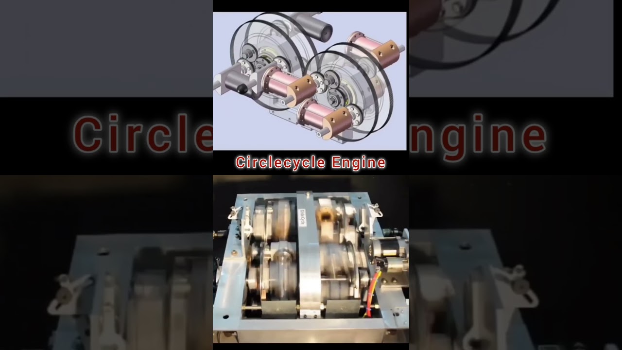 Revolutionary Circlecycle Engine Technology! #3ddesign #ajdesignhub #machine #caddesign #cad #engine