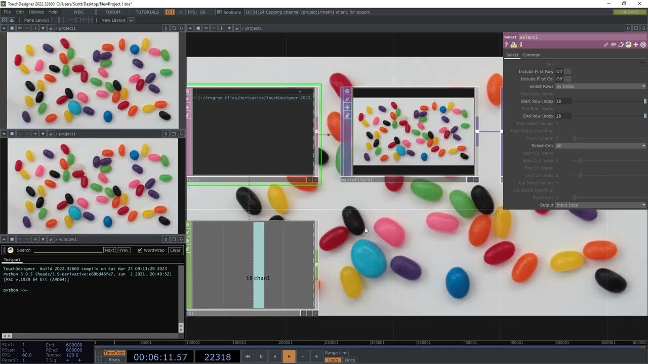 Loading images in folders one by one in sequence with Folder DAT in TouchDesigner