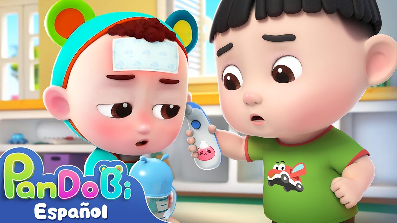 Beb&eacute; Est&aacute; Enfermo | Canciones Infantiles | Sick Song | Super Pandobi en Espa&ntilde;ol