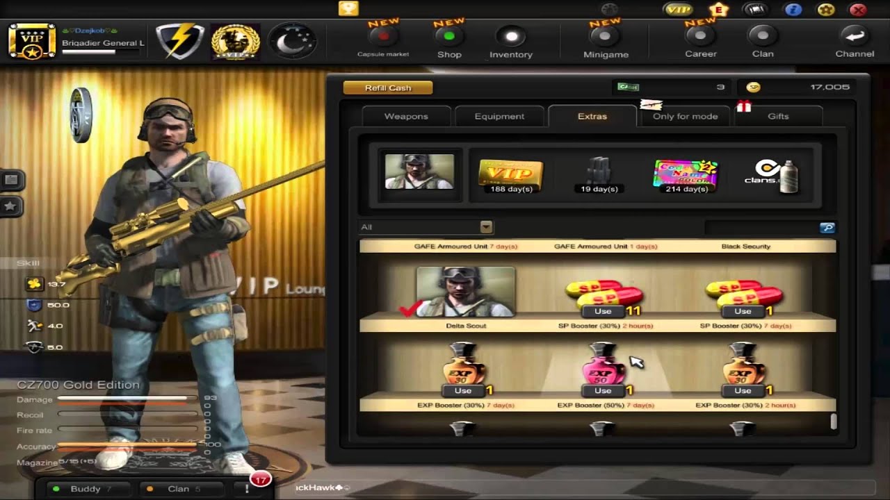S.K.I.L.L SF2 Dzejkob Account show 03-12-2014