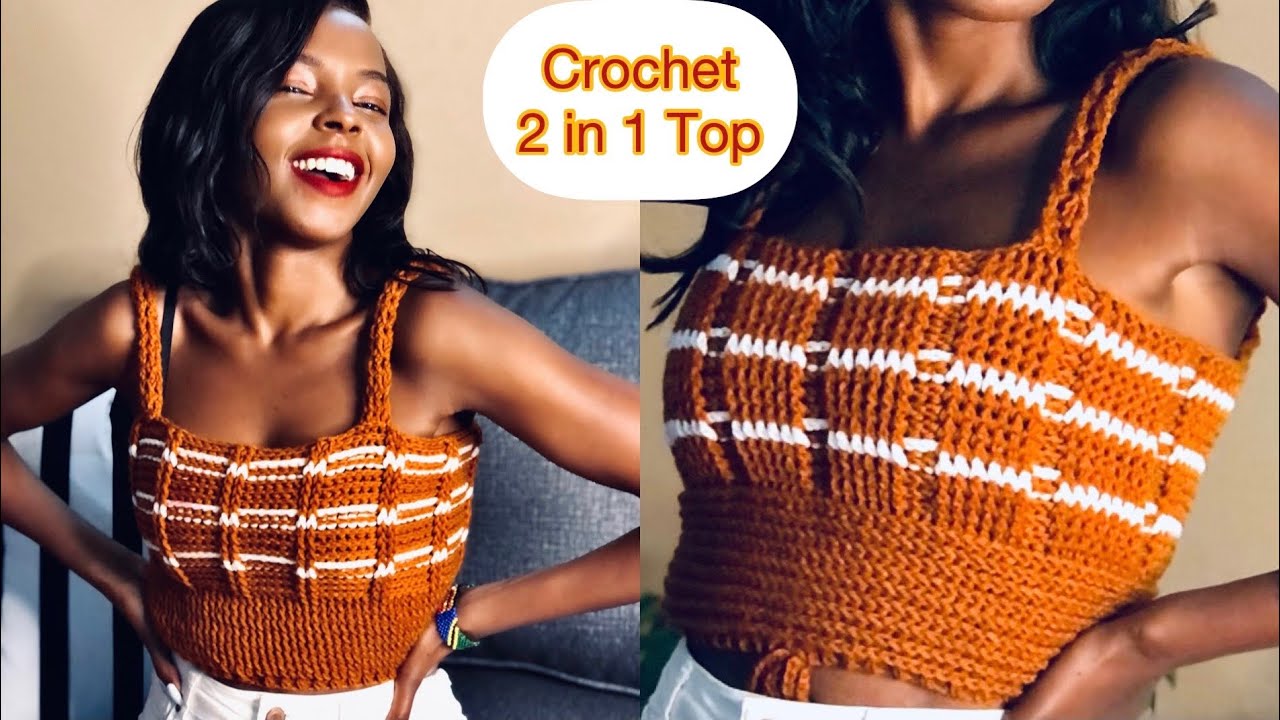 Crochet Easy 2 in 1 Top