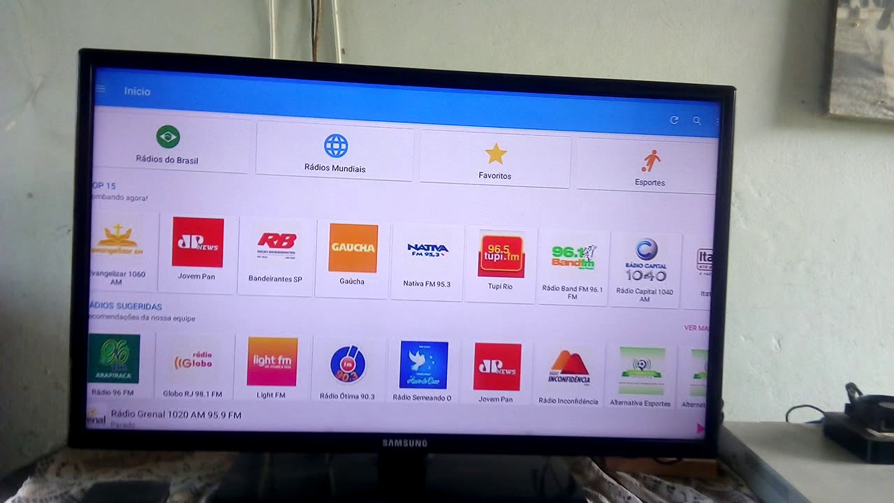 Ouvir r&aacute;dio de gra&ccedil;a na tv Box radiosnet