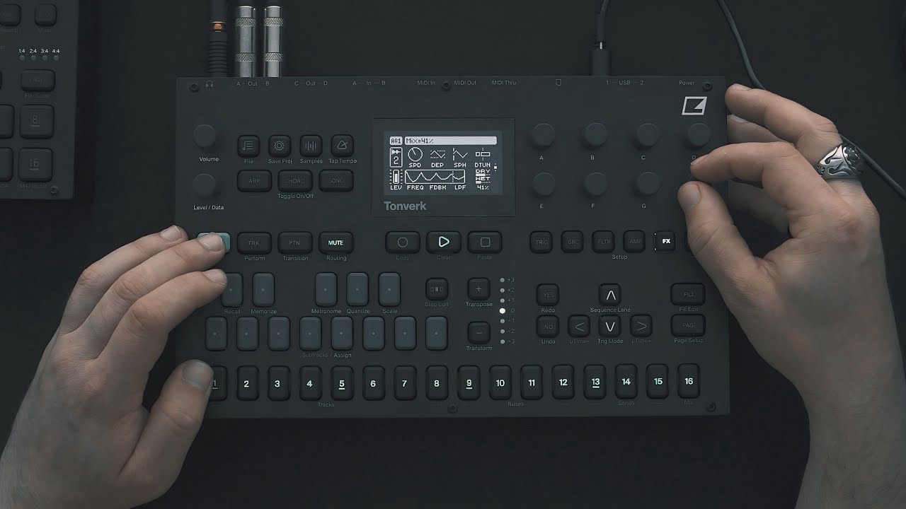 ELEKTRON TONVERK Techno Pattern 🔥 Deep Mental Techno Demo / Internal & Sample Sounds 🎛️🎶